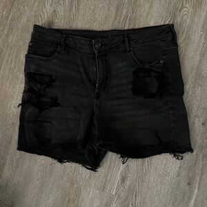 American Eagle Outfitters Black Jean Shorts
